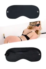 Deri Fantezi Göz Maskesi – Karanlıkta Teslimiyet Aksesuarı - Görsel 7