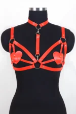 fantezi-ic-giyim-siyah-deri-kalpli-harness
